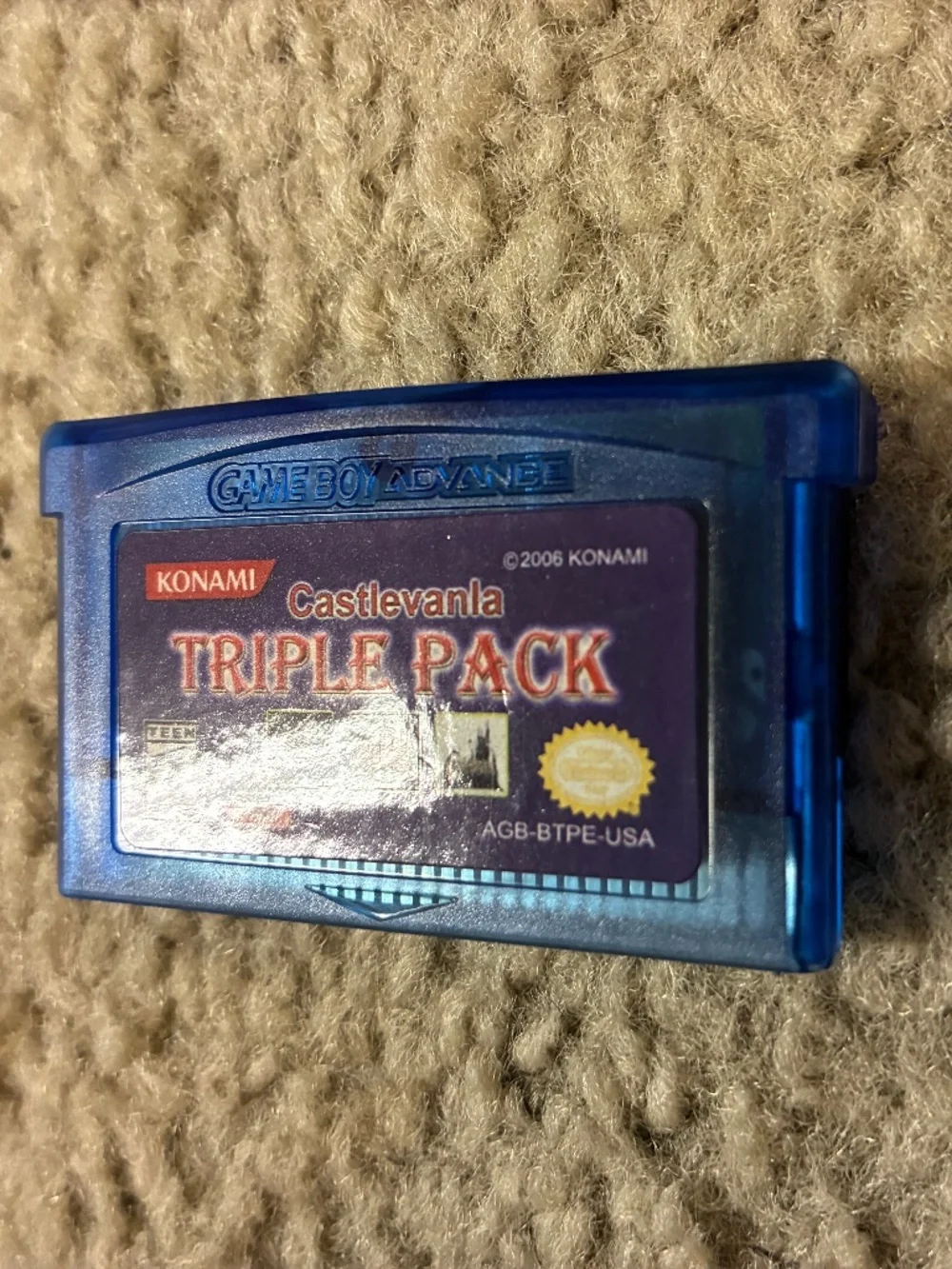CASTLEVANIA TRIPLE PACK NINTENDO GAME BOY ADVANCE GBA FANMADE REPRO HOME-BREW